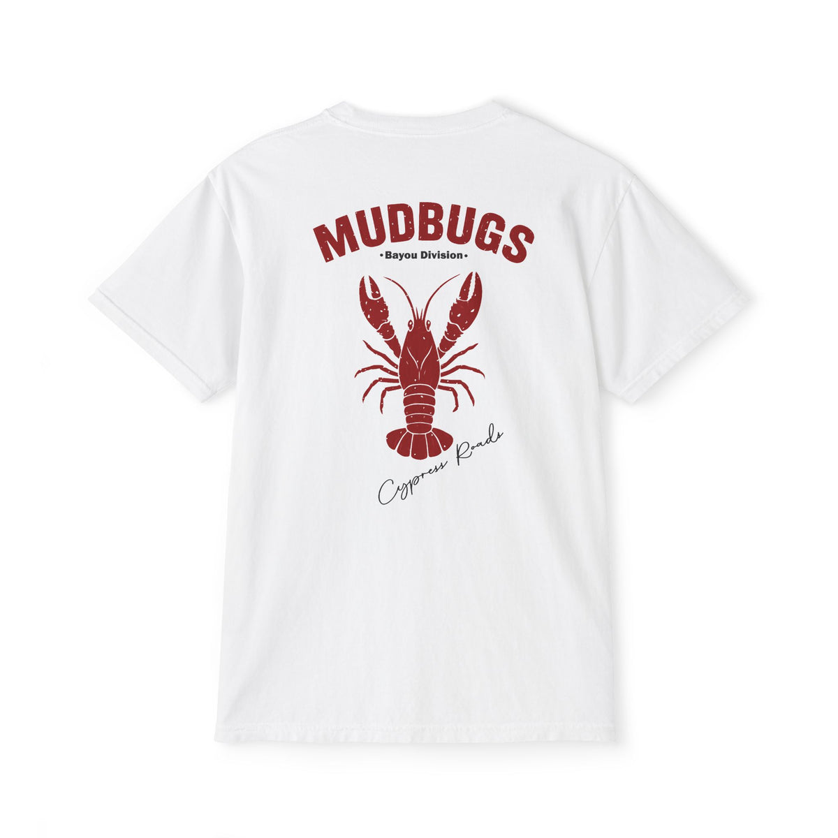 Mudbugs Pocket Tee | Crawfish Vintage Graphic | Cypress Roads