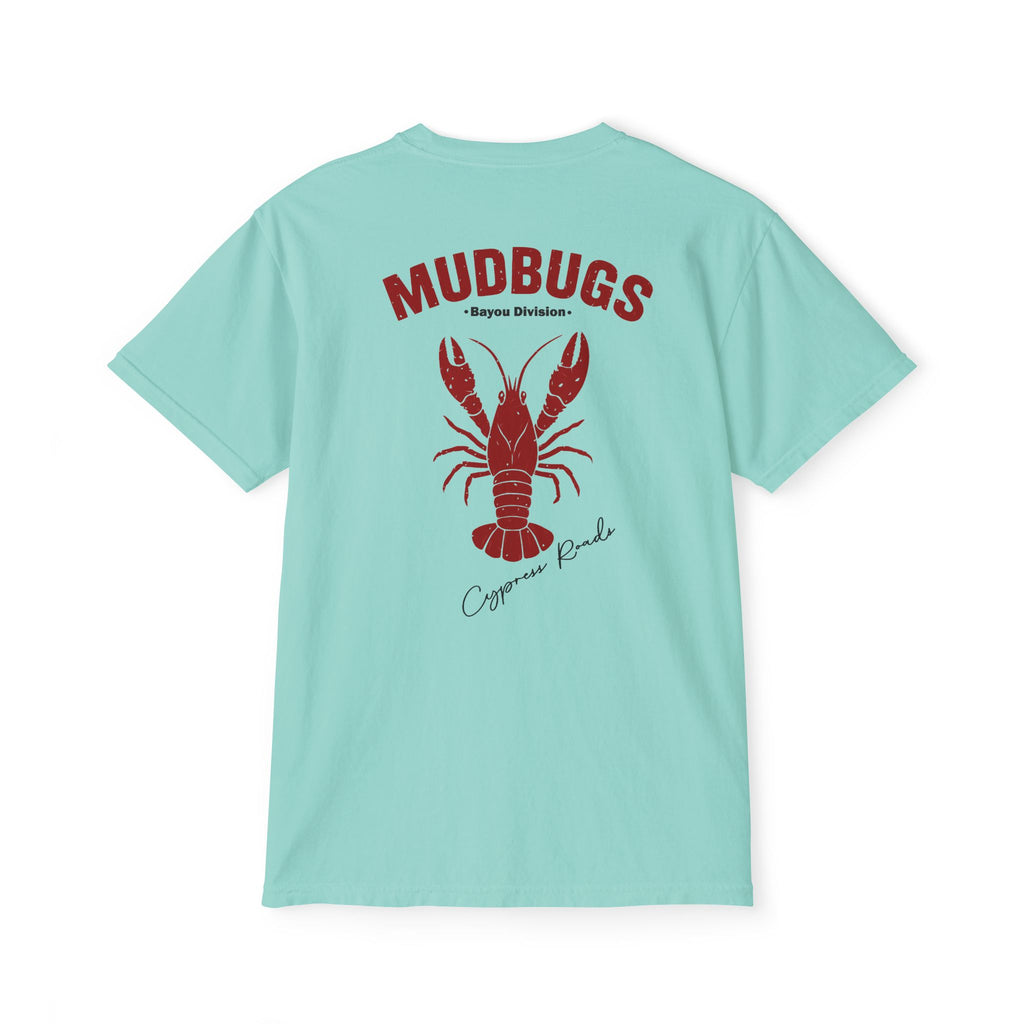 Mudbugs Pocket Tee | Crawfish Vintage Graphic | Cypress Roads