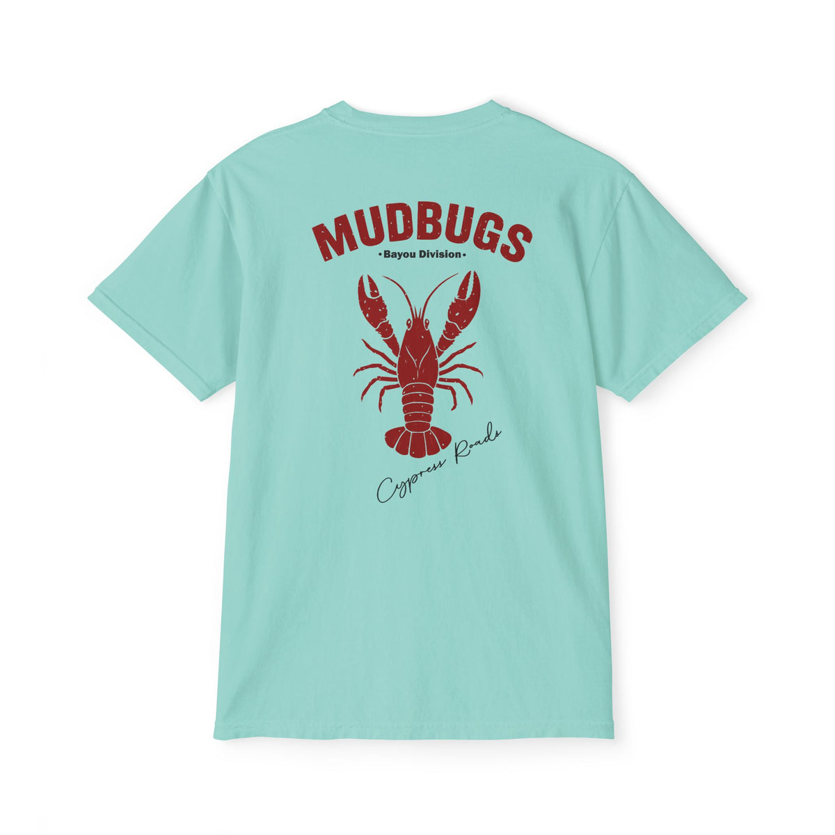 Mudbugs Pocket Tee | Crawfish Vintage Graphic | Cypress Roads